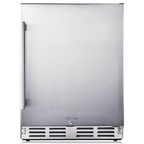 24 Inch Single Zone Built-in or Freestanding Beverage Cooler, 150 Cans, for Kitchen & Bar