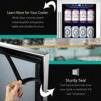 15 Inch Single Zone Built-in or Freestanding Beverage Cooler, 96 Cans, for Kitchen & Bar