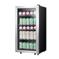 17 Inch Single Zone Freestanding Beverage Cooler, 120 Cans, for Kitchen & Bar