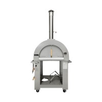 Kalamera Outdoor Stainless Steel Pizza Grill Free-standing with wheels