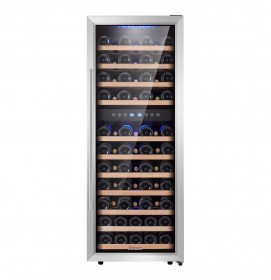 Kalamera 6.7 Cu.ft 73 Bottle Touch Control Compressor Wine Cooler Dual Zone