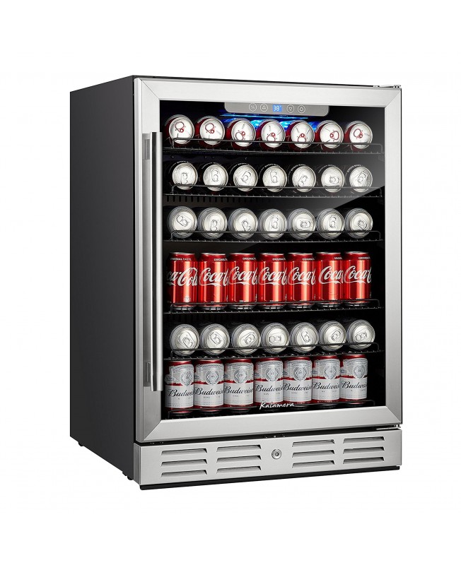 Okada 85 Can or 24 Bottles Beverage Refrigerator or Wine Cooler