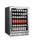 Kalamera 24 Inch Built in Beverage Cooler 5.3 Cu.ft 175 Can Single Zone Beverage Fridge Refrigerator
