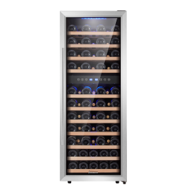 Kalamera 6.7 Cu.ft 73 Bottle Touch Control Compressor Wine Cooler Dual Zone