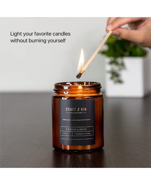 Afidano long matche for fireplace charcoal candle