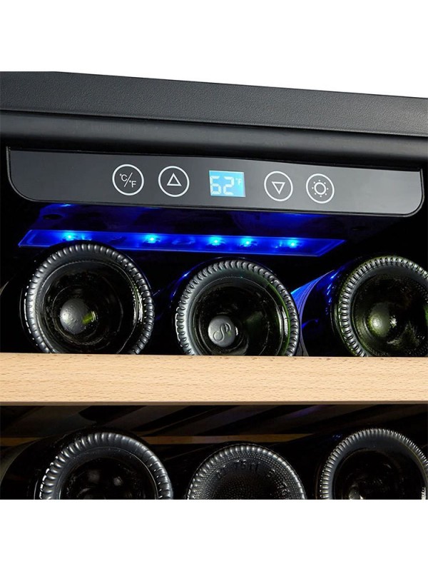 Kalamera 80 Bottle Freestanding Compressor Wine CoolerStainless Steel