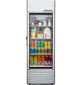 AFIDANO glass door display refrigerator